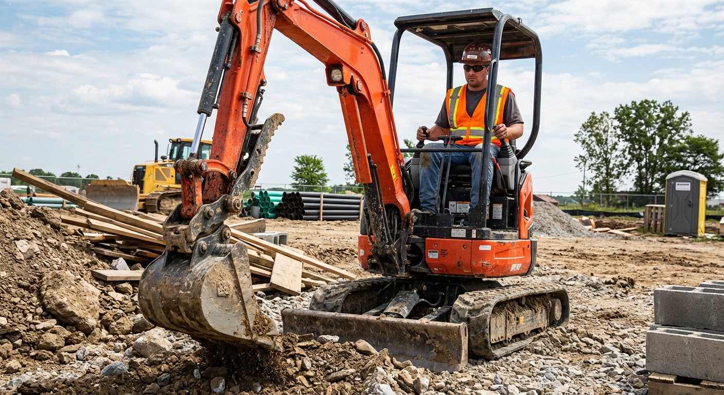 découvrez si conduire une mini pelle est compliqué et quelles compétences sont nécessaires pour maîtriser cet engin de chantier.