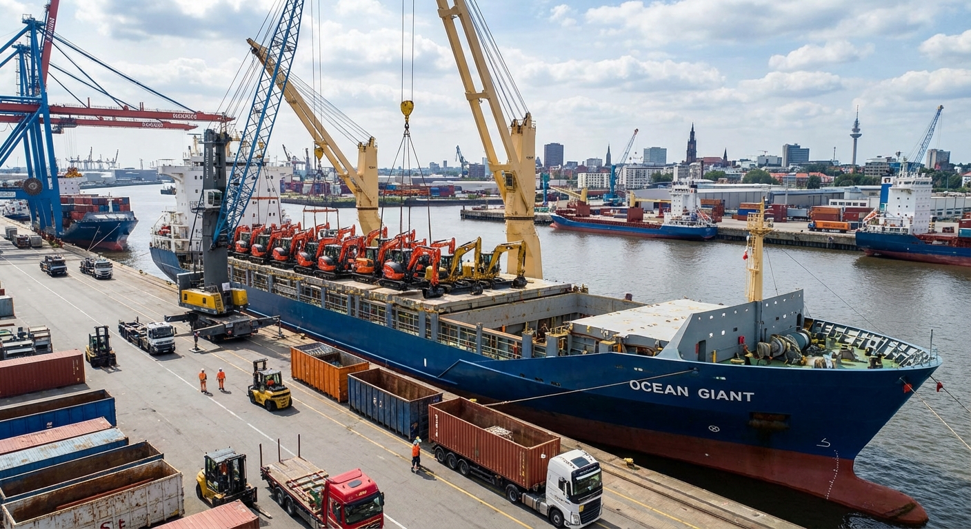 découvrez les frais de douane applicables à l'importation d'une mini-pelle chinoise et comment les calculer pour anticiper vos coûts.