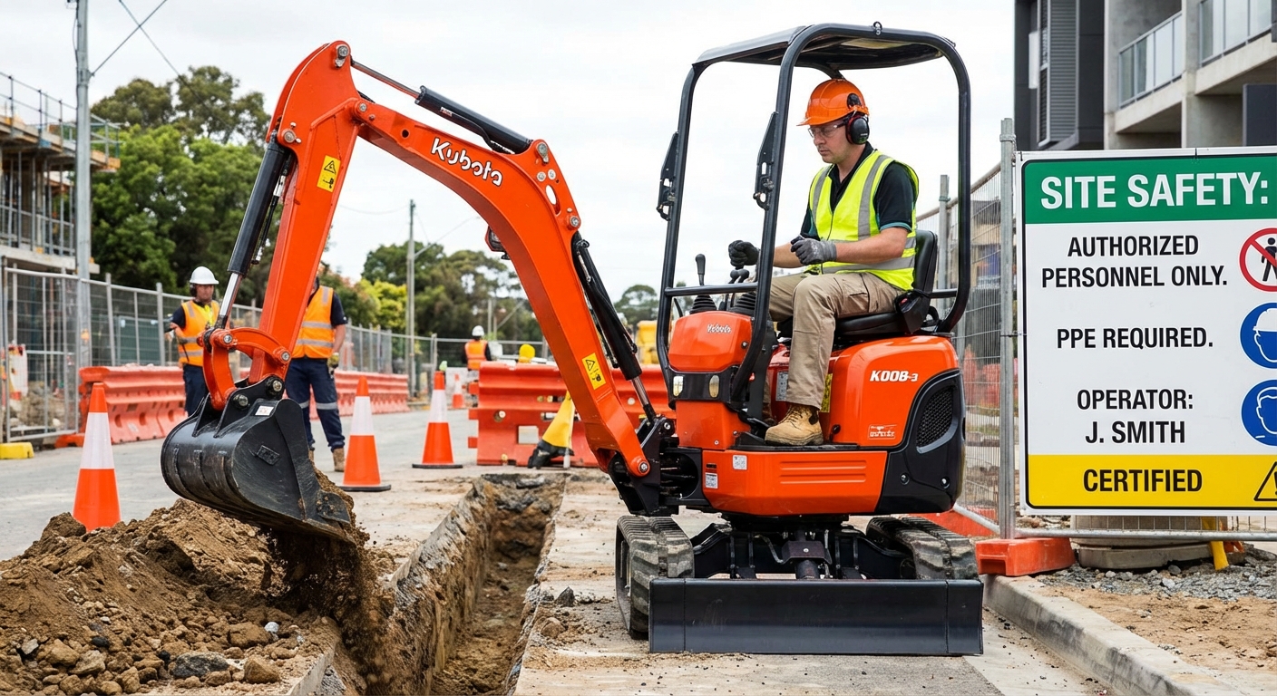 découvrez si la conduite d'une mini pelle est possible sans permis, les conditions légales à respecter et les précautions à prendre pour utiliser cet engin en toute sécurité.