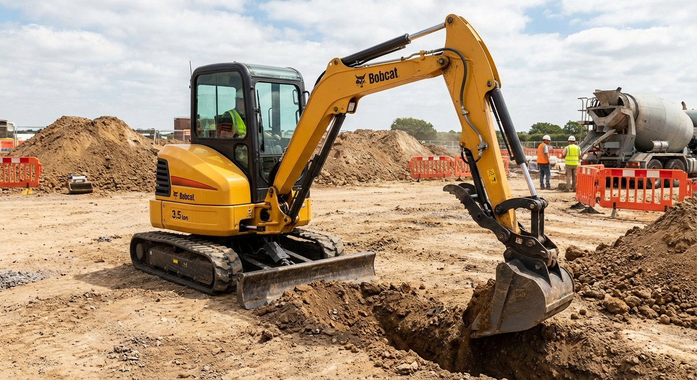 découvrez le prix de la location d'une mini-pelle 3,5 tonnes et comparez les offres pour choisir la meilleure option adaptée à vos besoins de chantier.