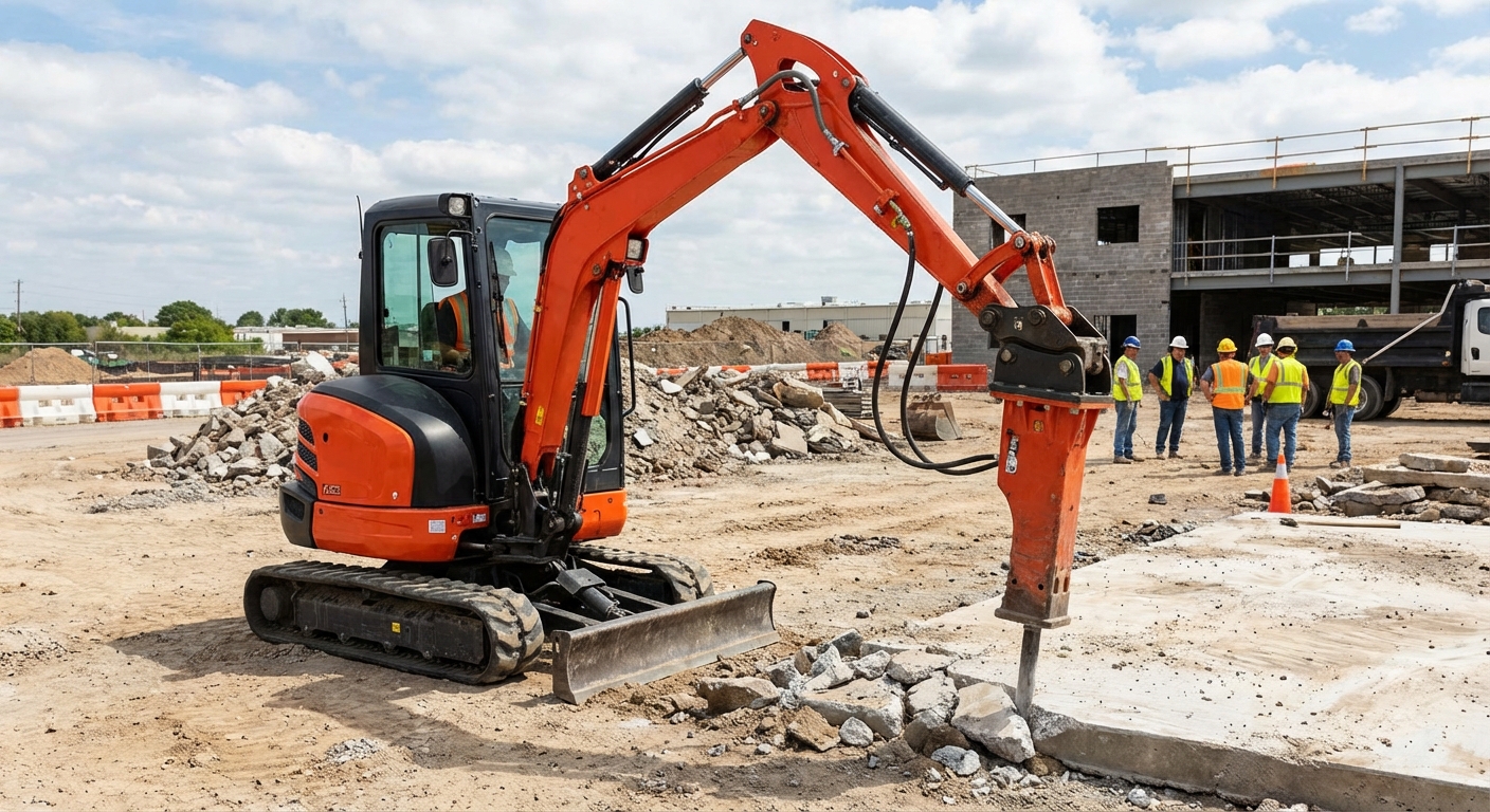découvrez combien coûte la location d'une mini pelle équipée d'un brise roche pour vos travaux de démolition ou de terrassement. comparez les prix et trouvez la meilleure offre adaptée à vos besoins.