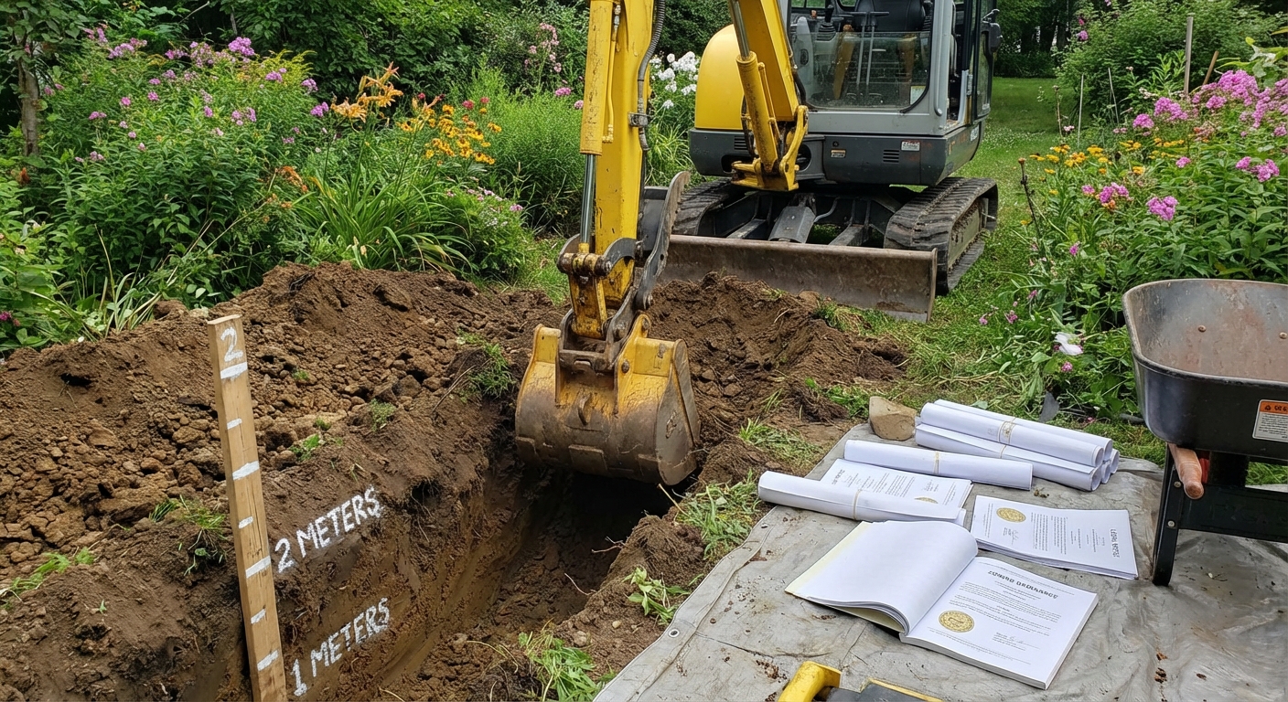 découvrez les limites légales de profondeur pour creuser sans autorisation, les règles à respecter et les risques encourus en cas de non-conformité.
