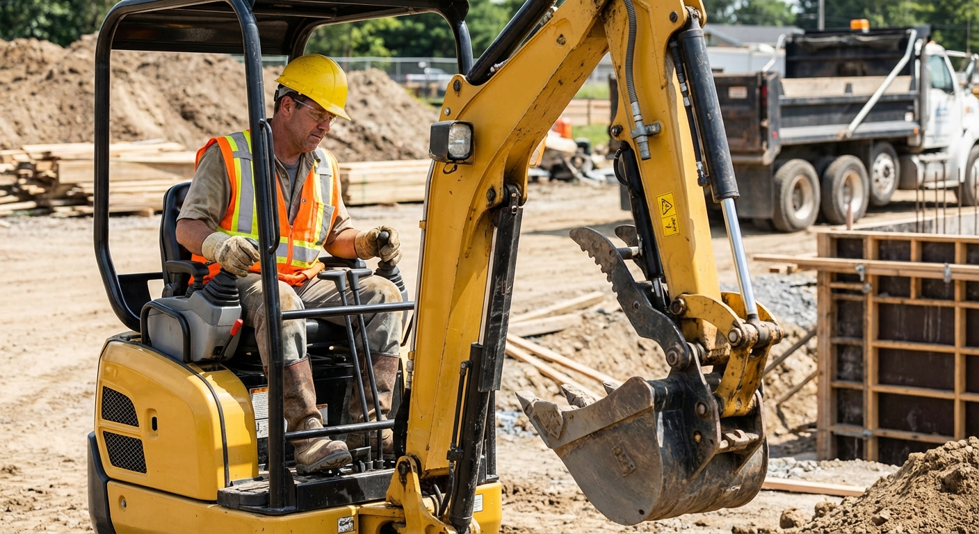 découvrez qui est autorisé à conduire une mini-pelle, les qualifications nécessaires et les réglementations en vigueur pour une conduite en toute légalité.